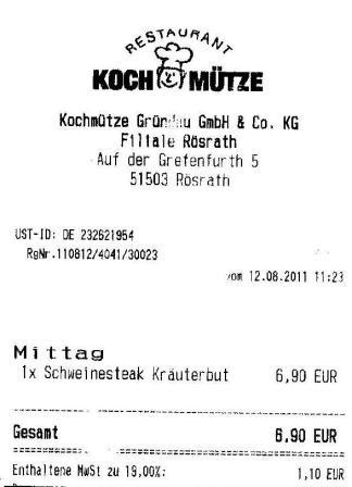 smva Hffner Kochmtze Restaurant